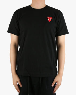 [꼼데가르송] 더블 하트 와펜 반팔티 AZT287 0512 (3COLORS)