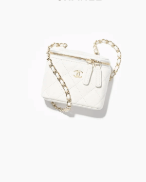 [샤넬] 미니 베니티백 캐비어 체인 금장 AP1340