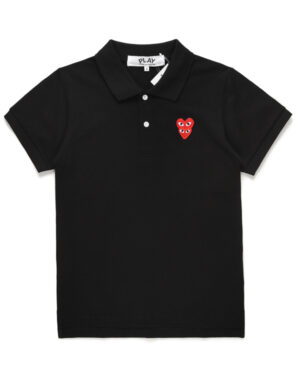 [꼼데가르송] 더블 하트 로고 폴로 티셔츠 P1T290 (3 COLORS)