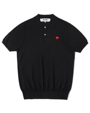 [꼼데가르송] 플레이 반팔 폴로 니트 스웨터 AX-N094-05 (3 COLORS)