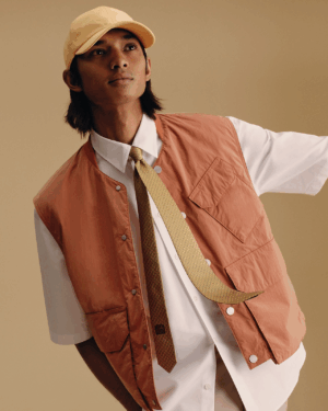 [에르메스] H Discret Unie 넥타이 H339374T