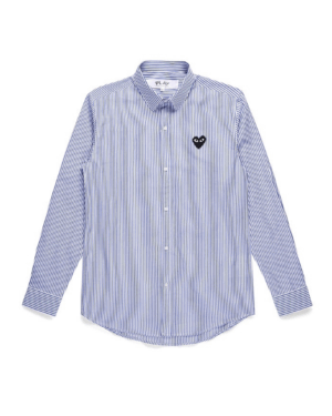 [꼼데가르송]하트 로고 스트라이프 셔츠(3 COLORS)