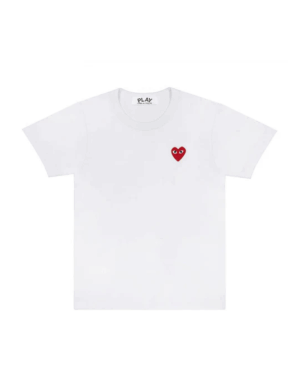 [꼼데가르송] 레드 하트 패치 티셔츠 (4 COLORS)