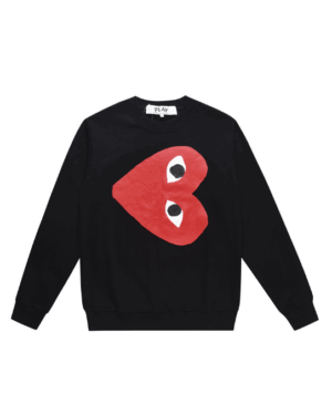 [꼼데가르송] 사이드 레드 하트 맨투맨 (3 COLORS)