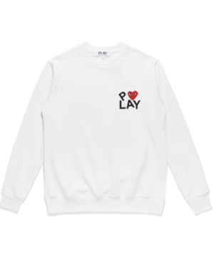 [꼼데가르송] 로고 와펜 맨투맨