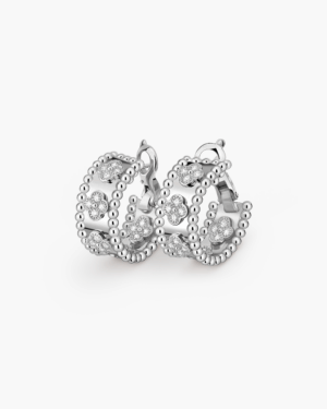 [반클리프 아펠] 뻴레 클로버 후프 귀걸이 VCARO2M