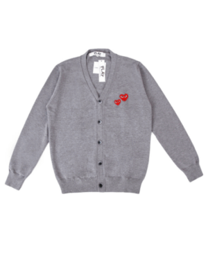 [꼼데가르송] 공용 더블하트 가디건 AZ N0720511 (5 COLORS)