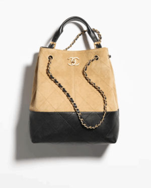 [샤넬] 쇼핑백 스웨이드 카프스킨 AS5636