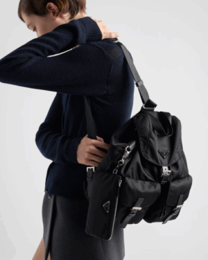 [제작상품] 프라다 파우치가 달린 미디엄 리나일론 백팩 1BZ811