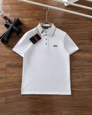 [제냐] 배색 카라 반팔 폴로 티셔츠 (2 COLORS)