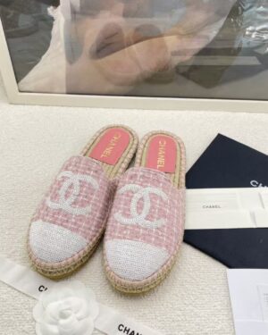 [샤넬] 트위드 에스파드류 뮬 G37482