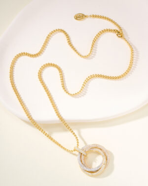 [까르띠에] 트리니티 네크리스 N7424444