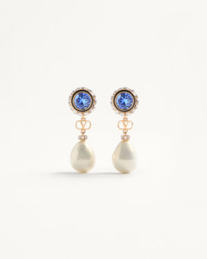 [발렌티노] V로고 시그니처 진주 귀걸이 WJ0AD6NB