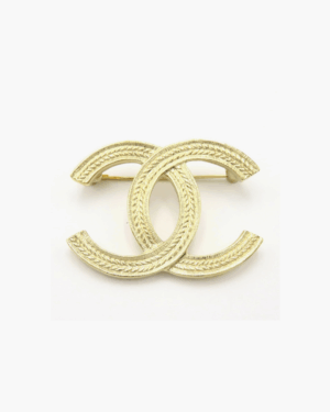 [샤넬] 메탈 CC 브로치 ABE264