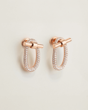 [에르메스] Adage 펜던트 귀걸이 H222507B