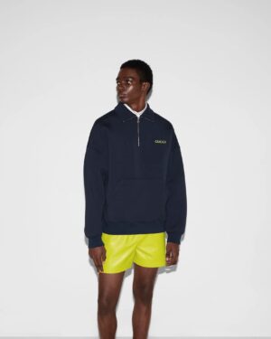 [구찌] 로고 패치 저지 하프 지퍼 재킷 814583 XJG10