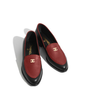 [샤넬] 레더 CC 로고 로퍼 G36717