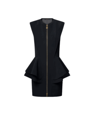 [루이비통] 지퍼업 페플럼 드레스 1AIAPI