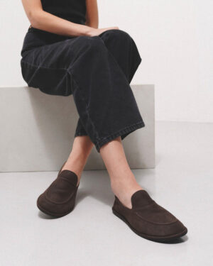 [더 로우] 스웨이드 카날 로퍼 F1258NU69