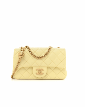 [샤넬] 까멜리아 골드볼 뉴미니 플랩백 AS4041