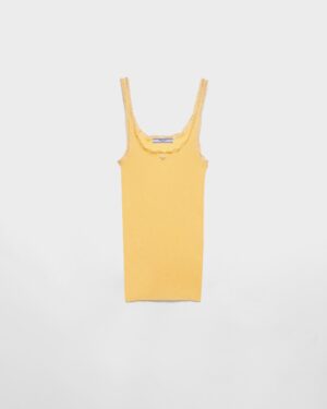 [프라다] 골지 면 탑 P29B82