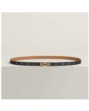 [에르메스] 앵커 벨트 버클 - 양면 벨트 가죽 에르메스 쉬르 메르 13mm H080014CC06