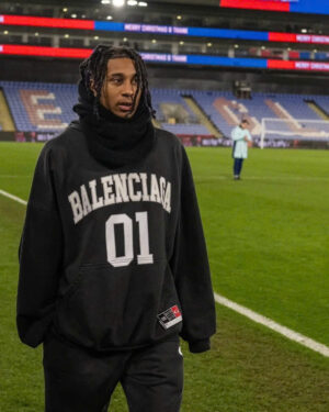 [발렌시아가] 바스켓볼 시리즈 후디 라지 핏 821861TRVW81055