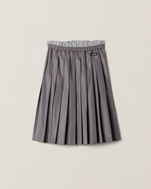 [미우미우] 테크니컬 실크 스커트 MG2467