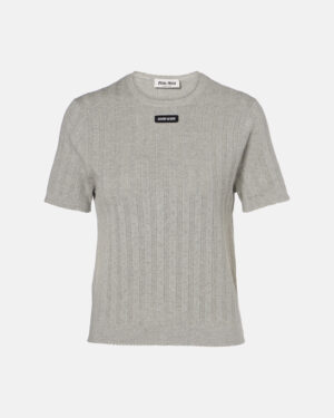 [미우미우] 코튼 풀오버 니트웨어 MMLB40