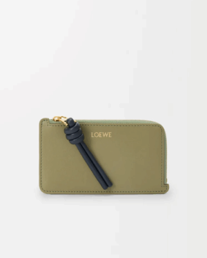 [로에베] 놋 코인 카드홀더 샤이니 나파 카프스킨/유칼립투스