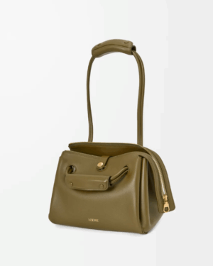 [로에베] 스몰 마드리드 백 서플 카프스킨/올리브