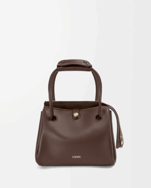 [로에베] 스몰 마드리드 백 서플 카프스킨/다크브라우니