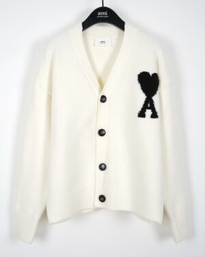 [아미] ADC 헤어리 알파카 블렌드 니트 카디건 9609652 (2 COLORS)