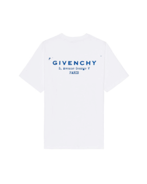 [지방시] 스탬프 프린트가 있는 코튼 티셔츠 BM71NK3YRJ-100