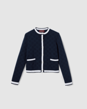 [구찌] GG 파인 코튼 자카드 가디건 836304 XKE0P 4137