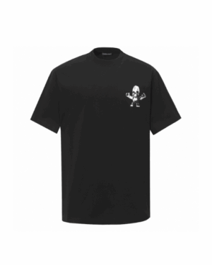 [크롬하츠] 스컬 프린티드 티셔츠 블랙 Y12270