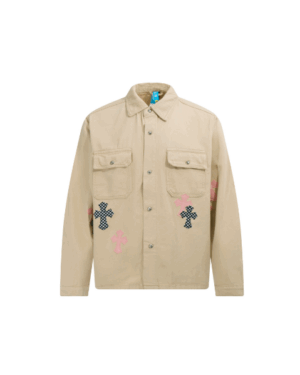 [크롬하츠] 크로스패치 포켓 베이지 데님자켓 Y08406