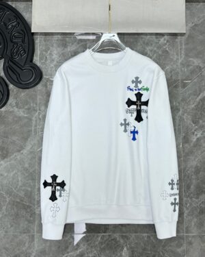 [크롬하츠] 레이어드 메탈 크로스 맨투맨