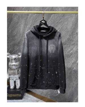 [크롬하츠] 홀스슈 로고 멀티 컬러 페인티드 후디