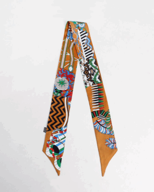 [에르메스] De l'Ombrelle aux Duels 트윌리 스카프 (4 COLORS)