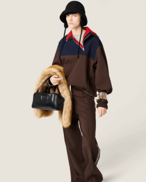 [미우미우] 가죽 탑 핸들 백 5BB182