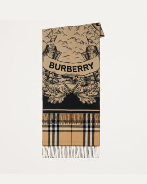 [버버리] 캐시미어 리버서블 EKD 스카프