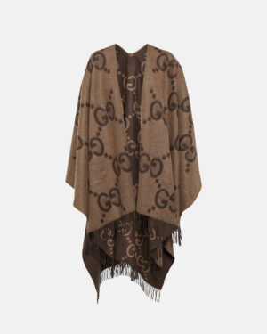 [구찌] 점보 GG 리버서블 캐시미어 케이프 (2 COLORS)