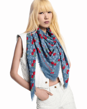 [루이비통] LV x TM 데님 체리 스톨