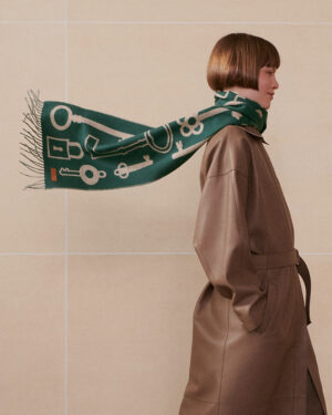 [에르메스] Casaque Porte-Clefs 스카프 (4 COLORS)