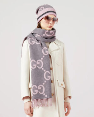 [구찌] GG 자카드 울 실크 스카프 (7 COLORS)