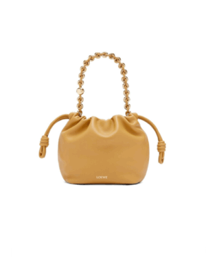 [로에베] 미니 플라멩코 펄스 나파 램스킨 사하라 A914CBPX03-6715