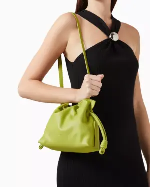 [로에베] 미니 플라멩코 클러치 나파 카프스킨 녹색 A411FC2X73