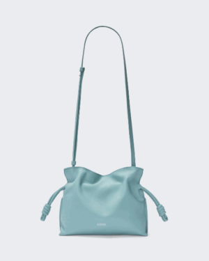 [로에베] 미니 플라멩코 클러치 나파 카프스킨 블루 A411FC2X95