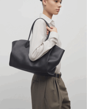 [더 로우] 말로(Marlo) 14 가죽 백 블랙 W1800L72B